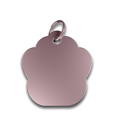 Chapa perro o gato con forma de manita