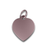 Chapa para perro con forma de corazón