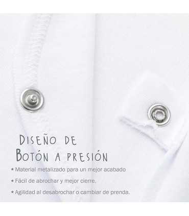 Body blanco unisex I love papa&mama 100% algodón