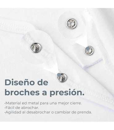 Body bebe rosa manga corta 100% algodón