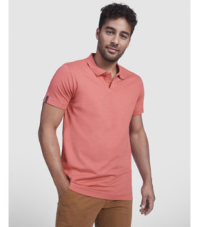 Polo de hombre de punto liso con detalle en contraste