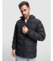 Parka Deportiva Acolchada con Capucha Fija - Doble Cremallera - Bolsillos Cremallera