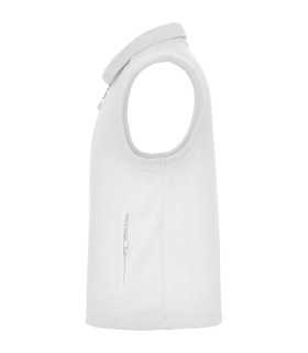 Chaleco polar con cuello alto y cremalleras inyectadas