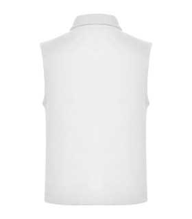 Chaleco polar con cuello alto y cremalleras inyectadas