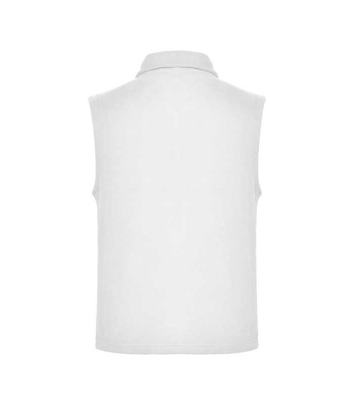 Chaleco polar con cuello alto y cremalleras inyectadas