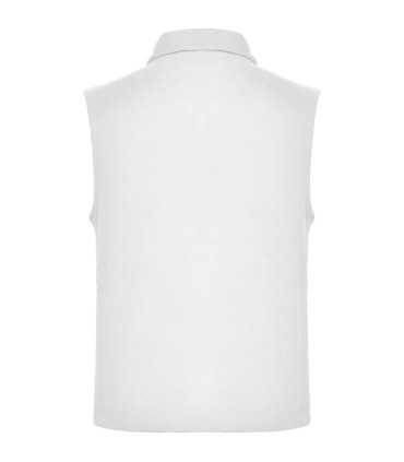 Chaleco polar con cuello alto y cremalleras inyectadas