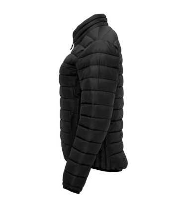 Chaqueta mujer acolchada relleno tacto pluma ligera plegable