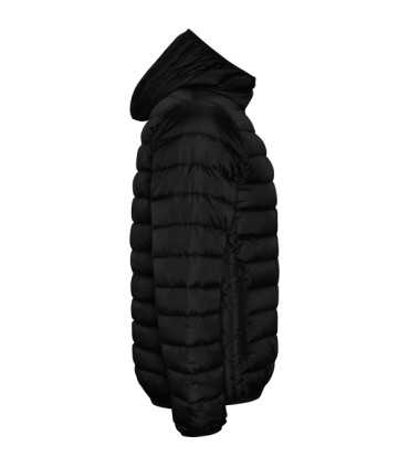 Chaqueta hombre acolchada pluma capucha ajustada