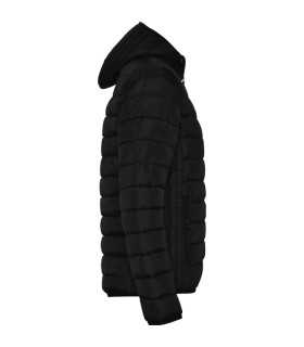 Chaqueta mujer acolchada tacto pluma capucha