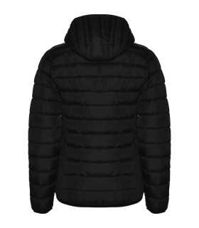Chaqueta mujer acolchada tacto pluma capucha