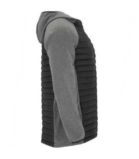 Chaqueta Hombre Softshell Acolchada Capucha Ajustada