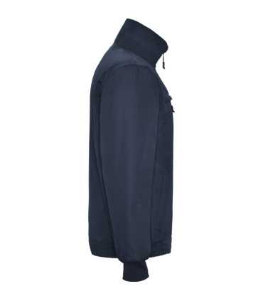 Chaqueta Acolchada Impermeable con Cuello Alto y Micropolar -