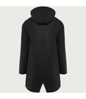Chubasquero impermeable entallado mujer con capucha y detalles Chubasquero impermeable entallado mujer con capucha y detalles