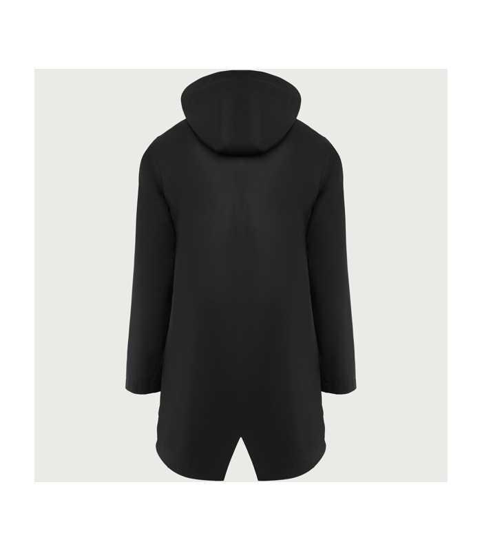 Chubasquero impermeable entallado mujer con capucha y detalles Chubasquero impermeable entallado mujer con capucha y detalles