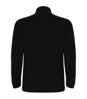 Micropolar media cremallera cuello ribete tono