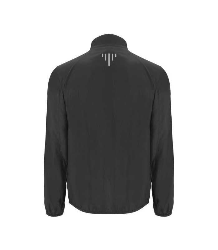 Chaqueta Cortavientos Técnica Ligera Transpirable Reflectante