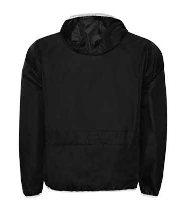 Cortavientos con capucha y cremallera completa - Ribetes