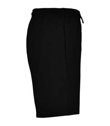Bermuda unisex con bolsillos laterales, cinturilla elástica y