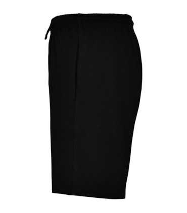 Bermuda unisex con bolsillos laterales, cinturilla elástica y