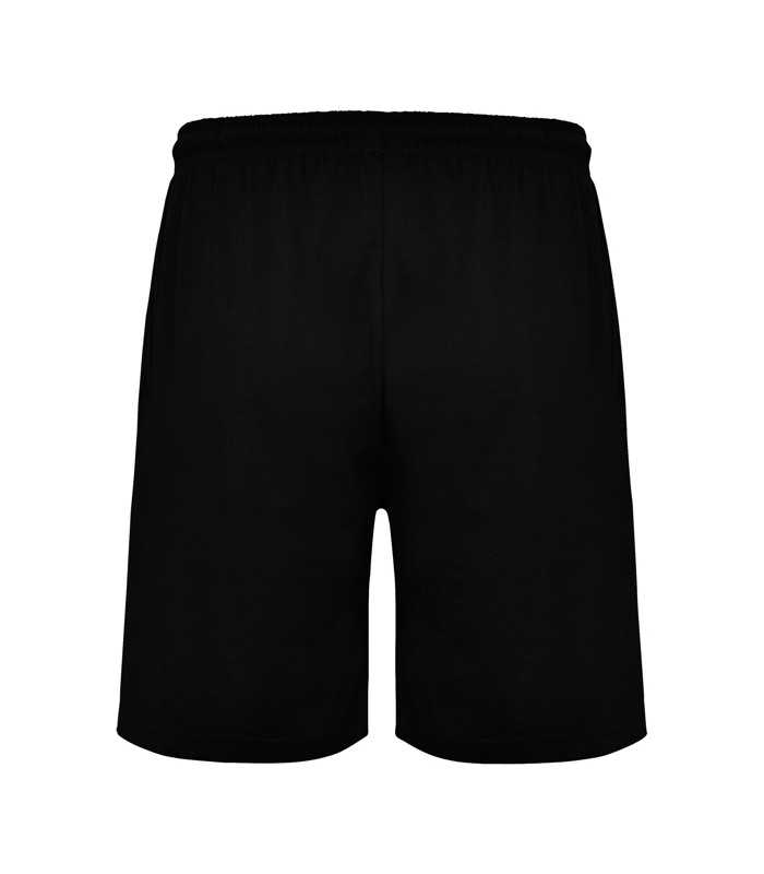Bermuda unisex con bolsillos laterales, cinturilla elástica y