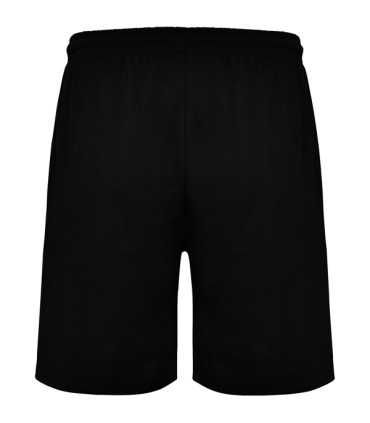 Bermuda unisex con bolsillos laterales, cinturilla elástica y