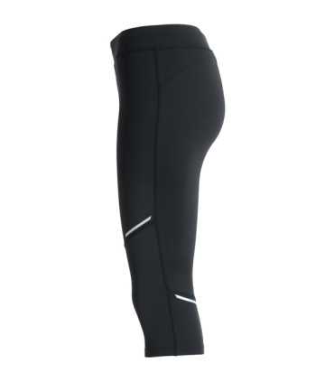 Malla deportiva mujer media pierna elástica ajuste reflectante