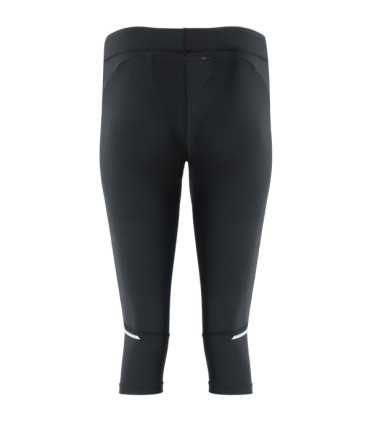 Malla deportiva mujer media pierna elástica ajuste reflectante