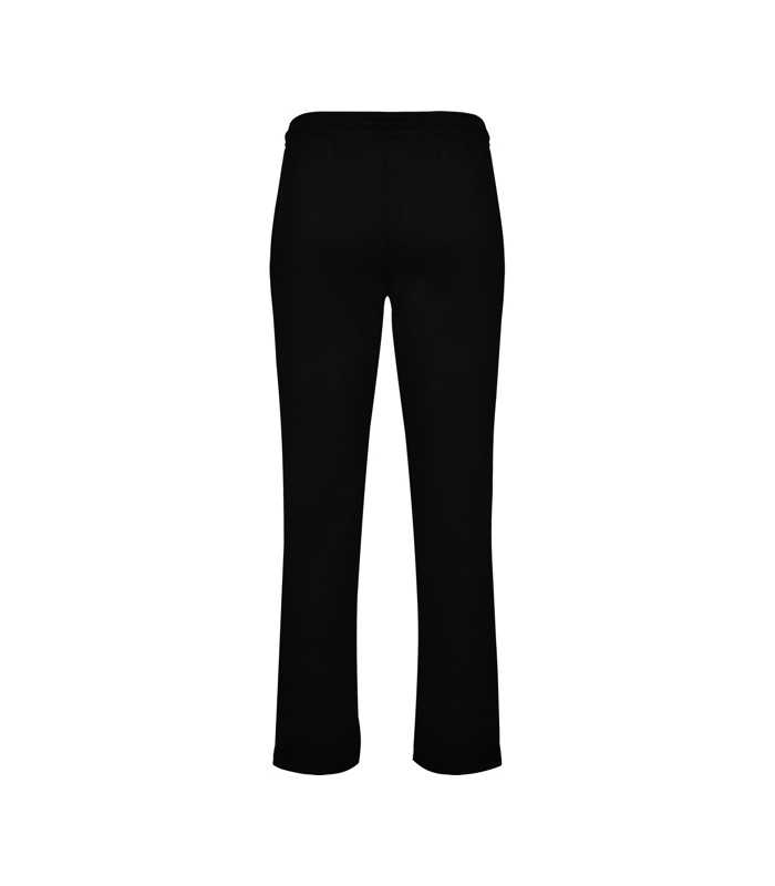 Pantalón largo corte recto de algodón y poliéster Pantalón largo corte recto de algodón y poliéster