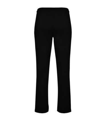 Pantalón largo corte recto de algodón y poliéster