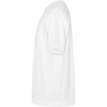 Camiseta oversize unisex algodón manga corta blanco lateral derecho Camiseta oversize unisex algodón manga corta blanco lateral derecho