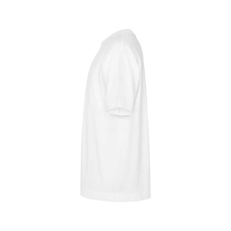Camiseta oversize unisex algodón manga corta blanco lateral derecho Camiseta oversize unisex algodón manga corta blanco lateral derecho