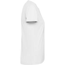 Camiseta técnica manga corta entallada transpirable Roly Estoril woman Blanco