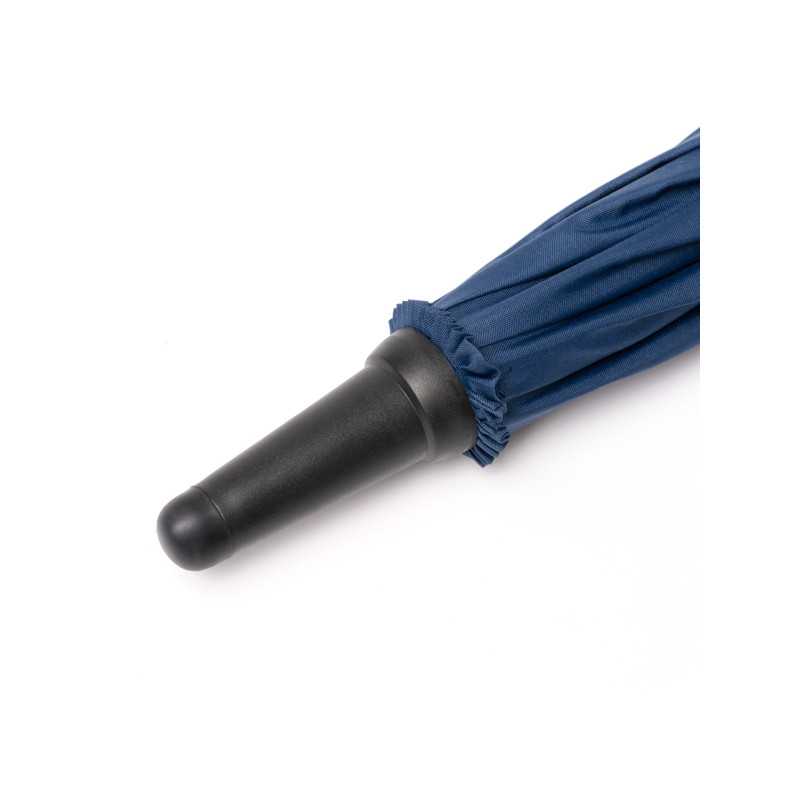 Paraguas RPET negro detalle
