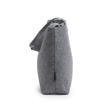 Bolsa reciclado gris detalle