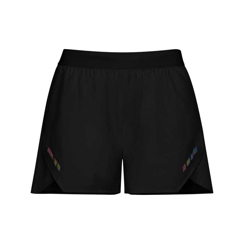 Pantalón mujer poliéster reciclado negro frontal Pantalón mujer poliéster reciclado negro frontal