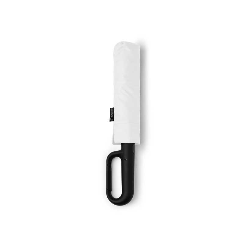 Paraguas RPET automático plegable blanco Paraguas RPET automático plegable blanco