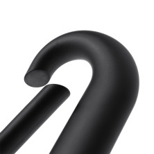 Paraguas RPET automático plegable negro detalle Paraguas RPET automático plegable negro detalle