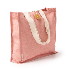 Bolsa algodón reciclado rojo