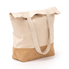 Bolsa algodón reciclado crudo