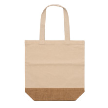 Bolsa algodón reciclado crudo