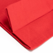 Práctica algodón rojo detalle