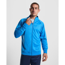 Sudadera unisex poliéster con cremallera royal