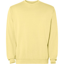 Sudadera unisex algodón efecto lavado amarillo sweet lavado frontal Sudadera unisex algodón efecto lavado amarillo sweet lavado frontal