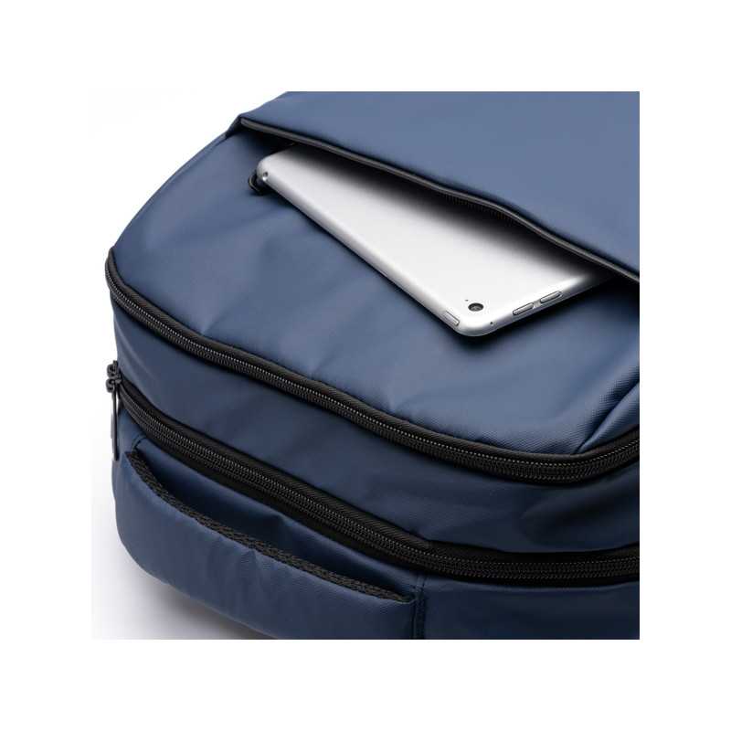 Mochila acolchada marino detalle