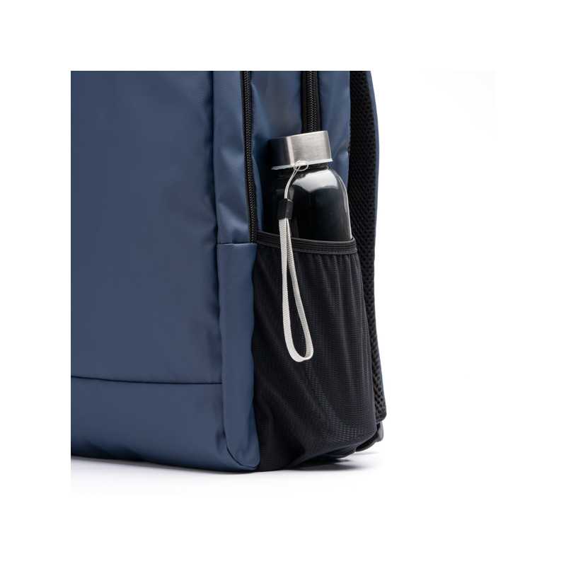 Mochila acolchada marino detalle
