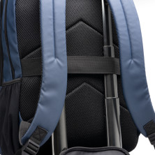Mochila acolchada marino detalle