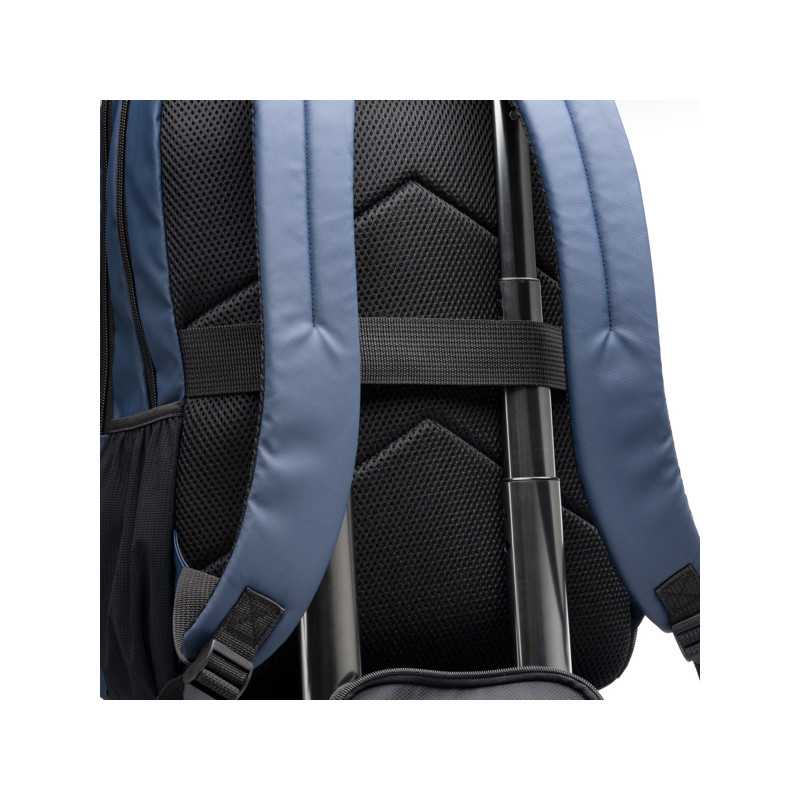 Mochila acolchada marino detalle