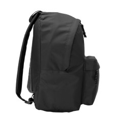 Mochila poliéster negro lateral izquierdo
