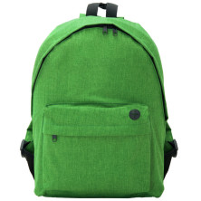 Mochila poliéster verde helecho vigoré frontal
