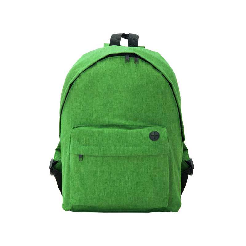 Mochila poliéster verde helecho vigoré frontal